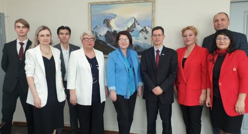 Meeting of French teachers of the region with Mr. Alex Bortolan, Advisor for Culture and Cooperation of the French Embassy in Kazakhstan